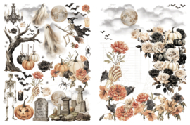 Graphic 45 Ghostly Greetings Rub-On Transfers