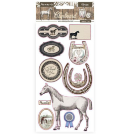 Stamperia Romantic Horses Chipboard