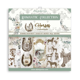 Stamperia Romantic Horses 8x8 Inch Paper Pack