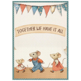 Stamperia Family Mini Rice Paper A6