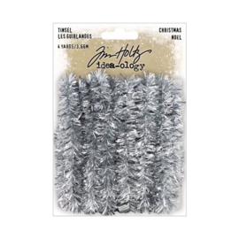 Tim Holtz Idea-ology Silver Tinsel