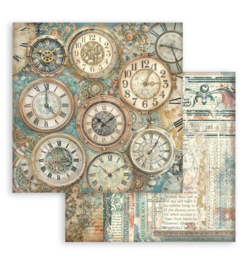 Stamperia Gardens of Time 12x12 Scrapbooking Pad Maxi Backgrounds Selection