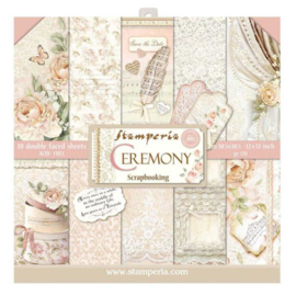 Stamperia Ceremony 12x12 Inch Paper Pack