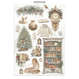 Stamperia White Christmas Junk Journal