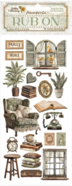 Stamperia Golden Harmony Rub-On Window and Book