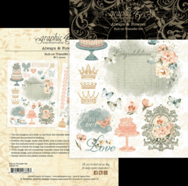 Graphic 45 Always & Forever Rub-On Transfers