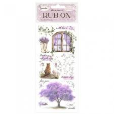 Stamperia Lavender Rub-On Window