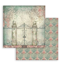 Stamperia Gardens of Time 12x12 Scrapbooking Pad Maxi Backgrounds Selection