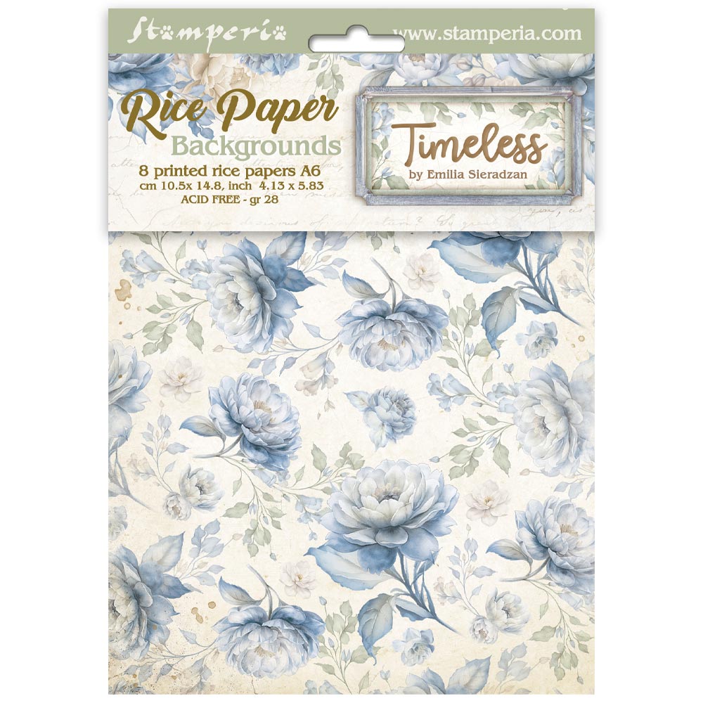 Stamperia Timeless Rice Paper A6
