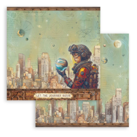 Stamperia A New Beginning 12x12 Inch Scrapbooking Pad