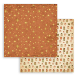Stamperia Silent Night 12x12 Inch Paper Pad Maxi Background Selection (10 vellen)