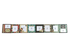 Scrap Kit Concertina - Chipboard + Werkbeschrijving