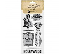 Graphic 45 Vintage Hollywood Cling Stamp 3