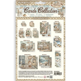 Stamperia White Christmas Cards Collection