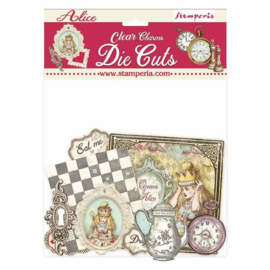 Stamperia Alice Charms Clear Die Cuts