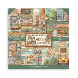 Stamperia Art of Travelling 8x8 Inch