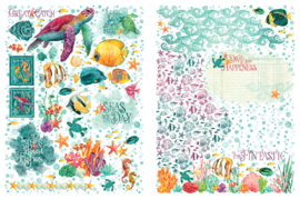 Graphic 45 Seas the Day Rub-On Transfers
