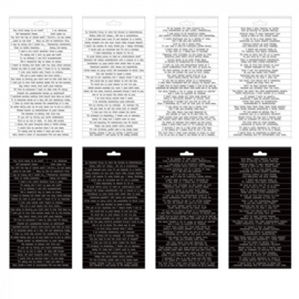 Tim Holtz Idea-ology Small Talk Snarky Stickers