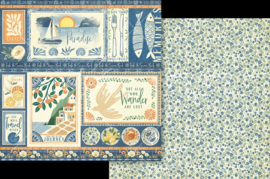 Graphic 45 Scenic Route 12x12 Inch Collection Pack