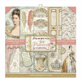 Stamperia Princess 12x12 Inch Paper Pack