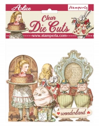 Stamperia Alice Through the Looking Glass Clear Die Cuts