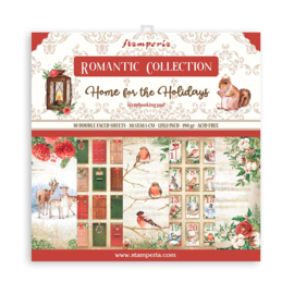 Stamperia Romantic Home for the Holidays 12x12 Inch Paper Pack