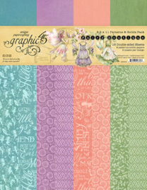 Graphic 45 Fairy Boutique 8,5x11 Inch Patterns & Sollids Pack