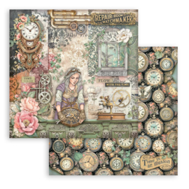 Stamperia Gardens of Time 12x12 Inch Scrapbooking Pad