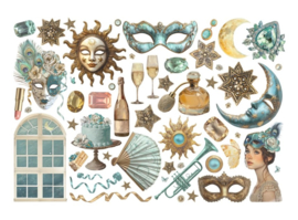 Stamperia Masquerade Ephemera