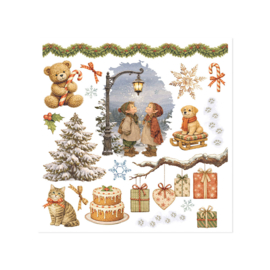 Stamperia Silent Night Rub On Kit