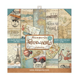 Stamperia Around the World 8x8 Inch Paper Pack