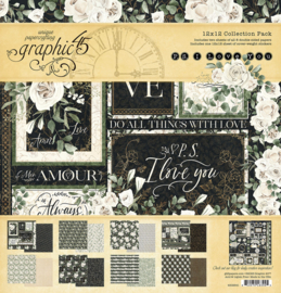 Graphic 45 P.S. I Love You 12x12 Collection Pack