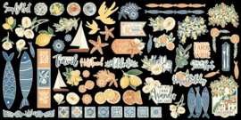 Graphic 45 Scenic Route Ephemera Set