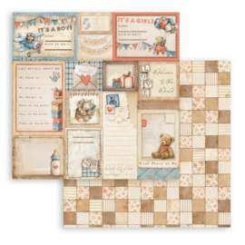 Stamperia Baby 8x8 Inch Mini Pad