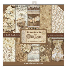 Stamperia Old Lace 12x12 Inch Paper Pack