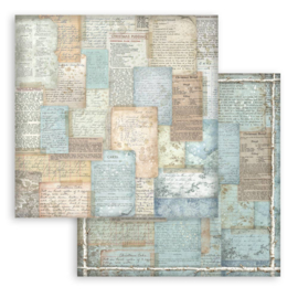 Stamperia White Christmas 12x12 Inch Paper Pad Maxi Background Selection (10 vellen)