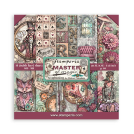 Stamperia Master of Magic 8x8 Inch Paper Pack