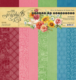Graphic 45 Season to Celebrate 12x12 Inch Patterns & Sollids Pack