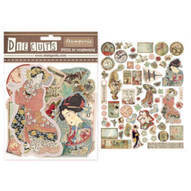 Stamperia Oriental Garden Die Cuts