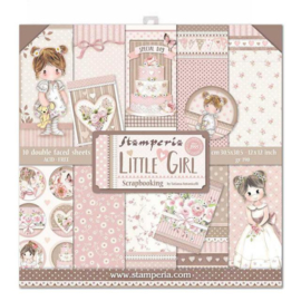 Stamperia Little Girl 12x12 Inch Paper Pack