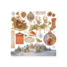 Stamperia Silent Night Rub On Kit
