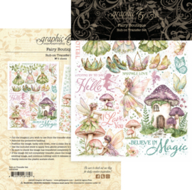 Graphic 45 Fairy Boutique Rub-On Transfers