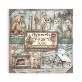 Stamperia The Owl's House 12x12 Scrapbooking Pad Single Face