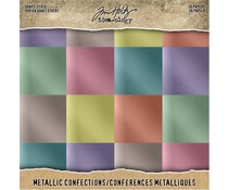 Tim Holtz Idea-ology Kraft Stock 8x8 Inch Metallic