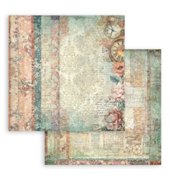 Stamperia Gardens of Time 12x12 Scrapbooking Pad Maxi Backgrounds Selection