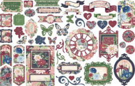 Graphic 45 Blossom Die-cut Assortment