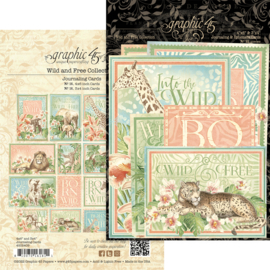 Graphic 45 Wild and Free Journaling Cards