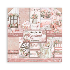 Stamperia Roseland 8x8 Inch Paper Pack