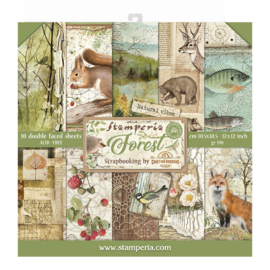 Stamperia Forest 12x12 Inch Paper Pack