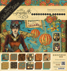 Graphic 45 Steampunk Spells 8x8 Paper Pad